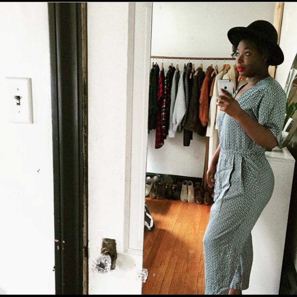 H&M geometric jumpsuit